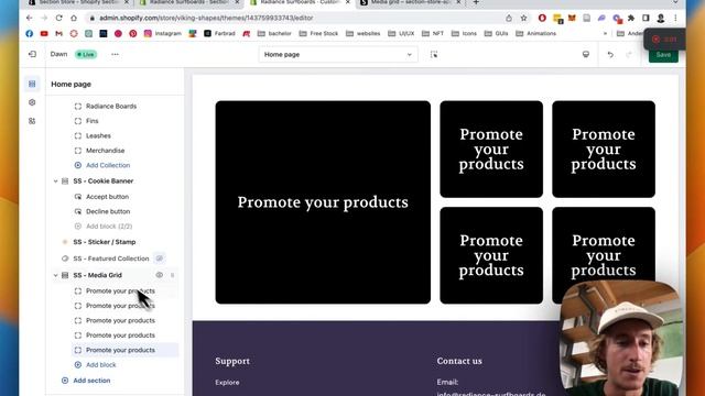 Add Media Grid to Shopify in 2023 | No Code Tutorial смотреть онлайн