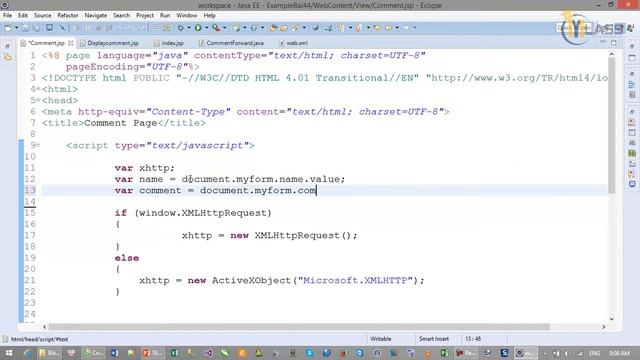 BÀi 44 Hướng dẫn tạo chức năng comment sử dụng Ajax trong jsp – servlet – Phần 1 смотреть онлайн