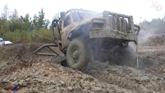 6x6 Ural Truck in Off-Road Show, Mud Race | Jihlava смотреть онлайн