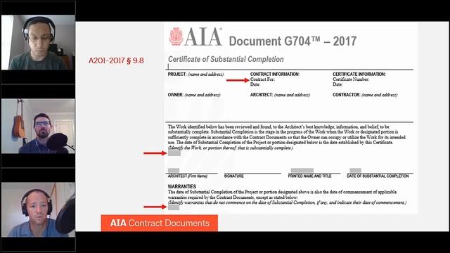 Filling Out the G704-2017 Certificate of Substantial Completion смотреть онлайн
