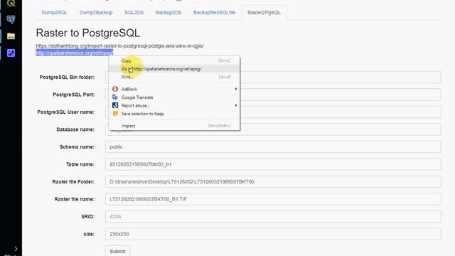 [Tool] Import Raster to PostgreSQL/PostGIS and load in QGIS смотреть онлайн