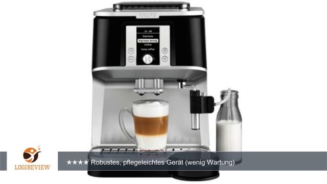 Krups EA8340 Espresso-Kaffee-Vollautomat (15 bar, LC-Display, Cappuccinatore) schwarz | смотреть онлайн
