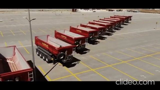 LIDER LDR3T-E (4 оси) - полуприцеп-самосвал 38 т., с платформой HALF-PIPE 31 (задняя выгрузка) смотреть онлайн