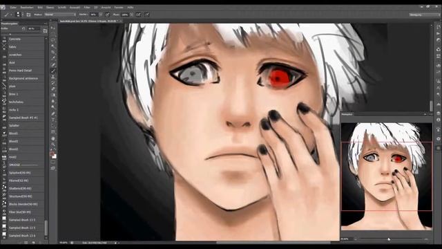 Speed Drawing: Kaneki Ken (Tokyo Ghoul) смотреть онлайн