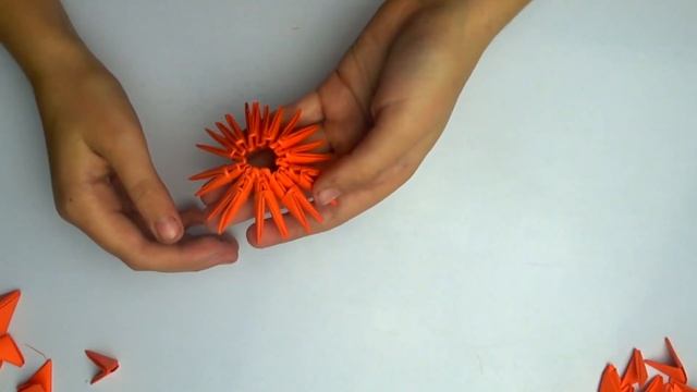 Модульное оригами.3D цветок/Modular origami flower смотреть онлайн