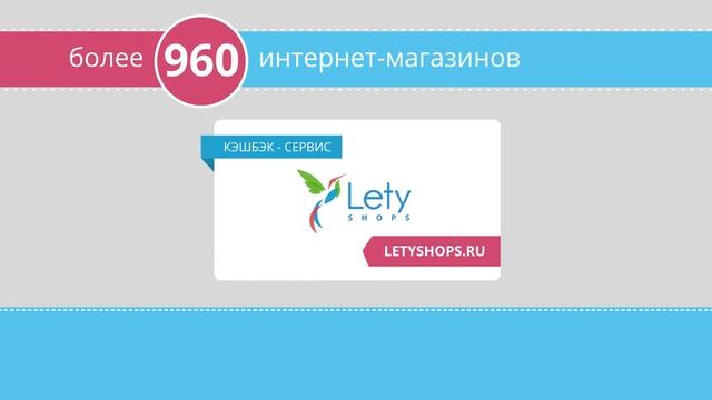 Возврат денег за покупки Кэшбэк от Letyshops смотреть онлайн