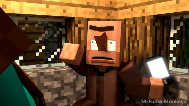Fat Herobrine Girl Scout - Minecraft Animation смотреть онлайн