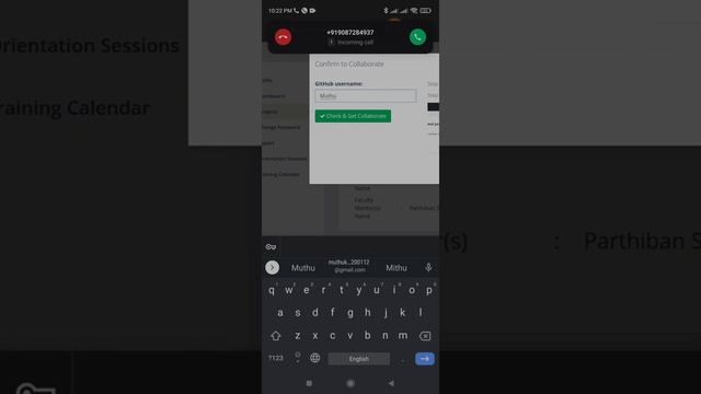 GitHub login procedure