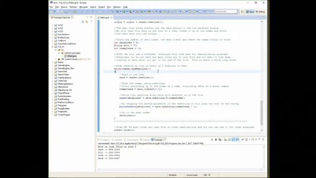 Java Data Manipulation X3 - 04 Reading From a File смотреть онлайн