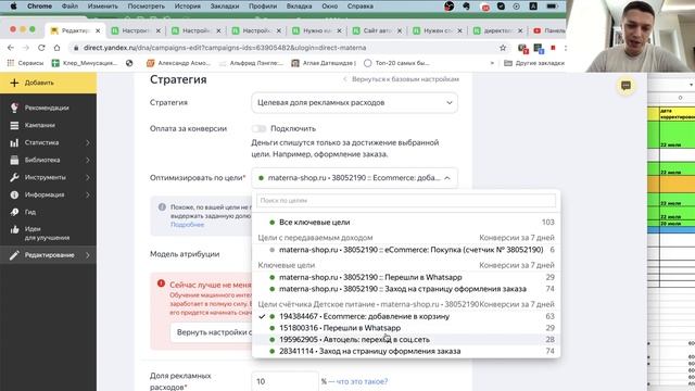 Новая стратегия Директ: целевая доля рекламных расходов смотреть онлайн