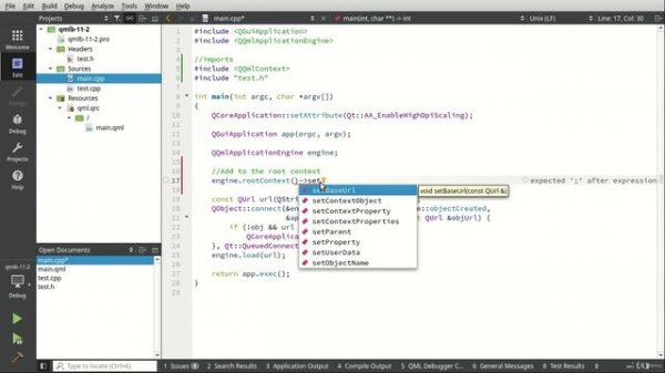 002 Call C++ slot from QML