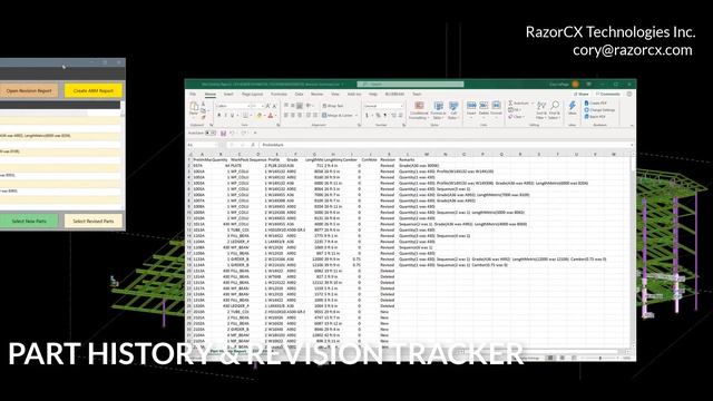 Tekla Structures API - Part History and Revision Tracking App смотреть онлайн