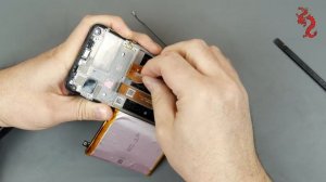 Переклеиваю отвалившийся экран на Realme 6