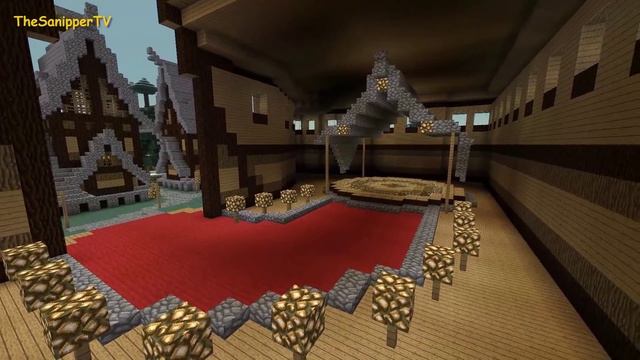 Minecraft карта (cinematic) - Nordic server spawn! смотреть онлайн