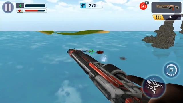 Underwater Sea Monster Hunter Best sniping game 1-7 смотреть онлайн