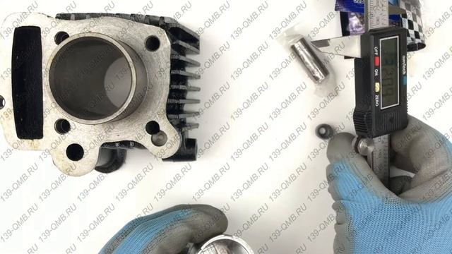 Цилиндро-поршневая группа 139FMB 4Т d-39mm 50cc - обзор, замеры | 139-QMB.RU смотреть онлайн