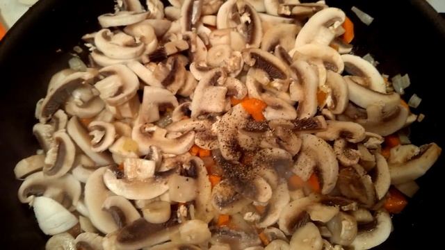 Цветная капуста с грибами! Cauliflower With Mushrooms!
