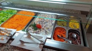 Шведский стол. Завтрак в санатории Южное Взморье. 08.05.2021г