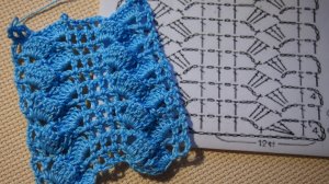 Узор для летней кофточки крючком «Вязаные дорожки» Урок 69