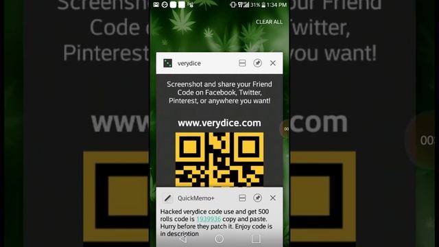 Verydice hacked code use and get 500 rolls смотреть онлайн