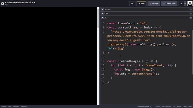 AirPods Pro Scroll Animation | Using HTML & CSS , JS | 2020 смотреть онлайн