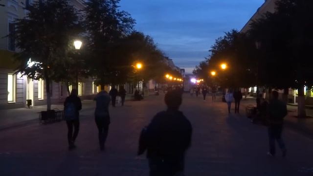 Тверь. Клип про город Тверь вечером смотреть онлайн