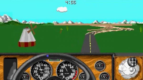 DOS - Stunts (1990, Distinctive Software)