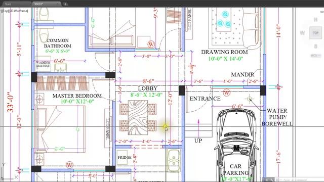 30X33 SOUTH EAST HOUSE PLAN WITH CAR PARKING || SOUTH EAST FACE HOME PLAN WITH VASTU смотреть онлайн