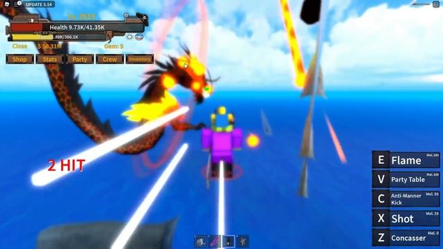 Mammoth Vs Sea Beast [Gone Wrong...] King Legacy Update 3 смотреть онлайн