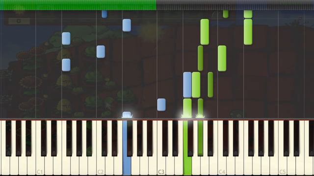 Graze The Roof Plants VS Zombies [SAD] [Piano Tutorial] (Synthesia) смотреть онлайн