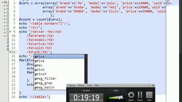 18 02 PHP Matrixes смотреть онлайн