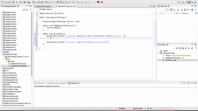JavaEE Web App 04 - Database 2 - Create a Java class to store the data. смотреть онлайн