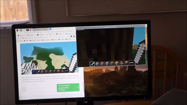 Learning Minecraft and Python on the Raspberry Pi смотреть онлайн