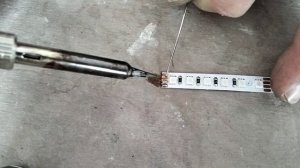 RGB лента . как паять светодиодную ленту?!