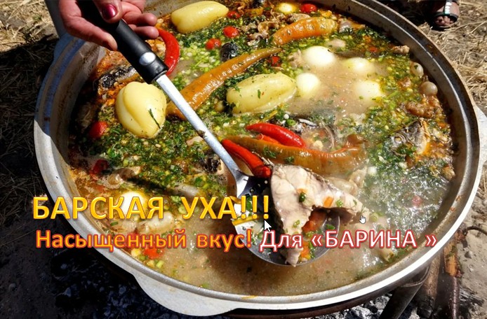"БАРСКАЯ УХА" от Палыча! Очень вкусная!!! смотреть онлайн