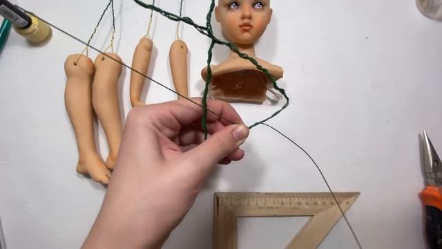 Делаю авторскую куклу из запекаемого пластика 6(7). Тело ? смотреть онлайн