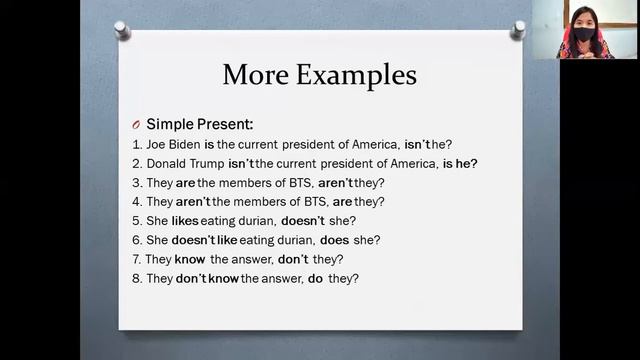 English Grade X "Question Tags" смотреть онлайн