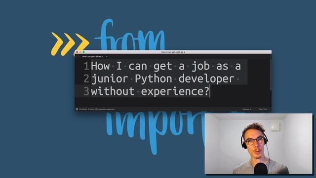 How can you get a job as junior Python developer without experience? смотреть онлайн