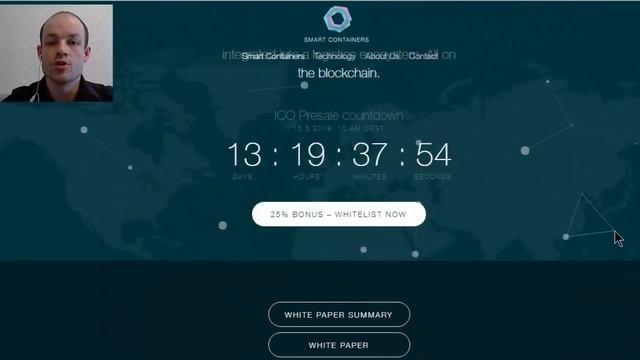 Smart Сontainers - транспортировка термозависимых продуктов в безопасных контейнерах. ICO смотреть онлайн
