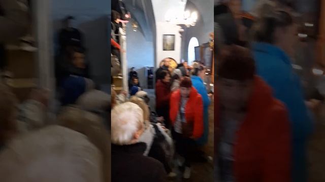 В Храме Николая Чудотворца в Вифлееме на Рождество. 7/01/23. смотреть онлайн