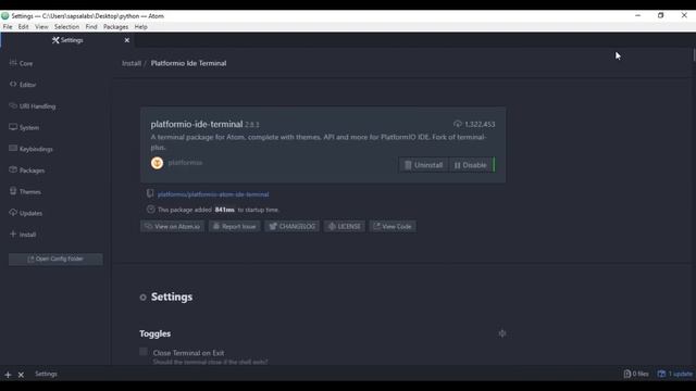 INSTALLING PYTHON AND SETUP FOR ATOM EDITOR || #1 || BEGINNERS TUTORIAL смотреть онлайн