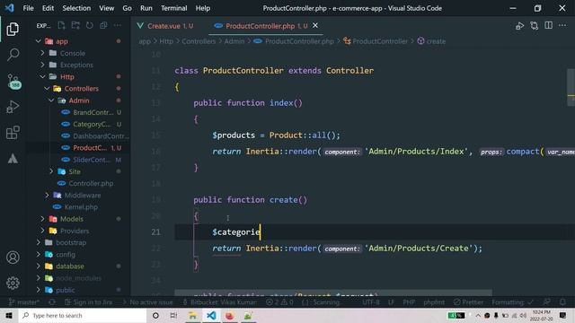 13. Add Product based on Category || Ecommerce Website #ecommerce #laravel #inertia #vue #php смотреть онлайн