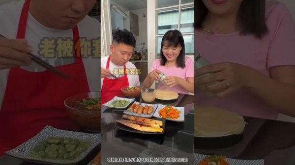 Funny Husband and Wife Eating Show: Epic Food Battle! ??#Couple eating#Couple playing tricks