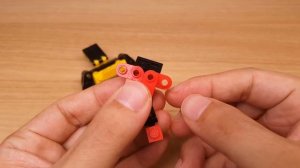 Mini LEGO brick robot transformer mech MOC - Updown Boys #LEGO #combiners #transformers