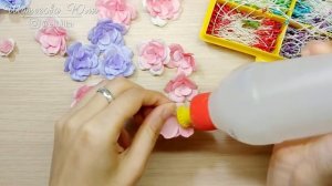 4 ИДЕИ цветов из бумаги / Бумажные цветы своими руками / Цветы для скрапбукинга / DIY paper flowers