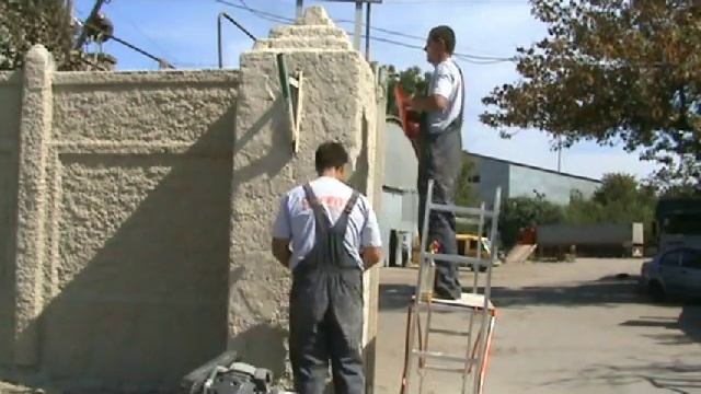 Механизированная отделка по Графито столба забора смотреть онлайн