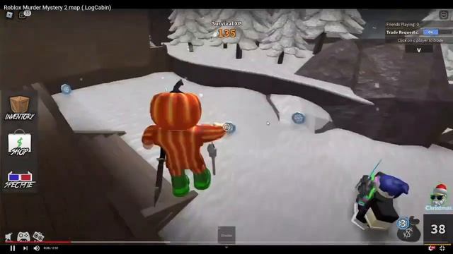 MURDER MYSTERY 2 SECRET MAP LOG CABIN!! (Roblox MM2) смотреть онлайн