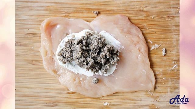 ★ОТЛИЧНОЕ БЛЮДО ЗА 5 МИНУТ★ ГРУДКА, ФАРШИРОВАННАЯ ГРИБАМИ И СЫРОМ ★ смотреть онлайн