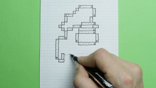 Как нарисовать Амонг Ас ? полицейский. Рисунок по клеточкам смотреть онлайн