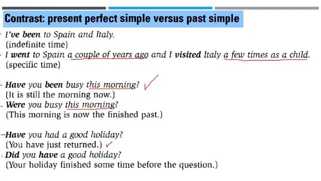 Lesson 12: Present Perfect and Past Simple смотреть онлайн